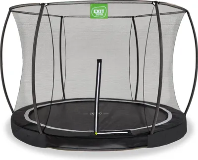 Image de EXIT Black Edition Trampoline ø305cm – Enterré – Trampoline Enterrée – Rond – pour Enfants – Noir