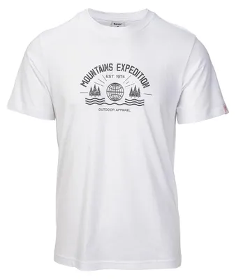 Produktbild von Hi-Tec - "Miros" T-Shirt für Herren kurzärmlig IG3478 (S) (Weiß), KI-generiertes Bild
