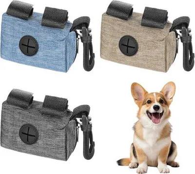 Produktbild von Famanu Hunde-Poopbeutelspender Set – 3-teilig, leicht und tragbar