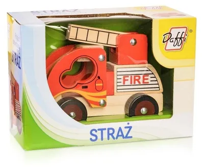 Productafbeelding van Houten brandweerwagen voor kinderen vanaf 1 jaar