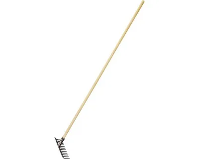 Produktbild von FREUND VICTORIA Gartenrechen 46342 - 2 Zinken - silber - mit konischer Dülle - mit Stiel; 1410508