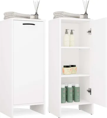 Produktbild von Badezimmerschrank Klara Weiß mit 1 Tür