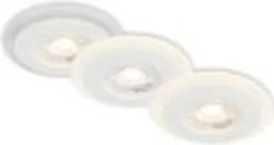 Produktbild von LED Einbauleuchten Bad Lichtring 3 stufig einstellbar IP44 weiß Ø8,4cm Briloner
