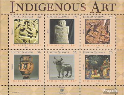 Produktbild von Briefmarken UNO - New York 2004 Mi Block24 (kompl.Ausg.) FDC Eingeborenenkunst