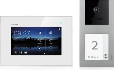 Produktbild von Balter EVO Video Türsprechanlage für 1 Familienhaus, Aufputz, 1 Monitor