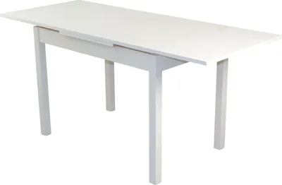 Produktbild von Auszugs-Esszimmertisch, Weiß 104-164 cm