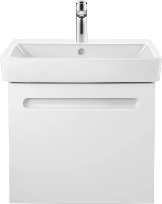 Produktbild von Duravit No.1 Waschtischunterbau wandhängend, 1 Auszug, 590x426x478mm, mit Siphonausschnitt und Innenschubkasten, N14382018180000