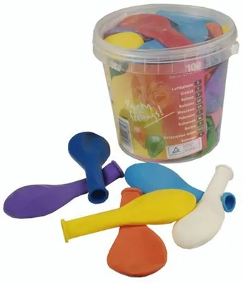 Produktbild von Luftballons Ø 22 cm farbig sortiert in Dose