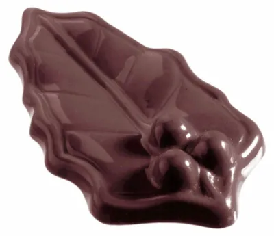 Productafbeelding van Chocoladevorm - Kleine vorm van een hulstblad