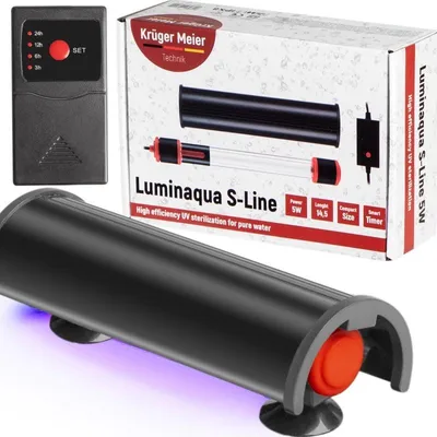 Zdjęcie produktu dla Kruger Meier Luminaqua S-Line 5W - sterylizator UV z programatorem czasowym
