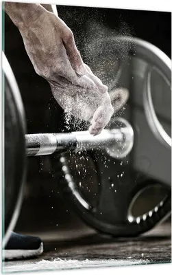 Produktbild von Bilder auf glas - Einteilig - Sport athlet anheben fitness - 50x70cm - Glasbilder - Wandbilder - Bilder - Wanddekoration aus Glas - Glas Bilder - Wandbild auf Glas - GPA50x70-2931