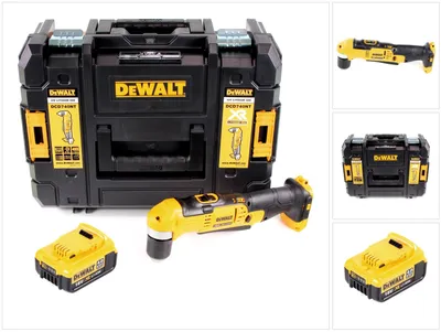 Produktbild von Dewalt DCD 740 NT Akku Winkelbohrmaschine 18V 33Nm + 1x 4,0Ah Akku + TSTAK - ohne Ladegerät