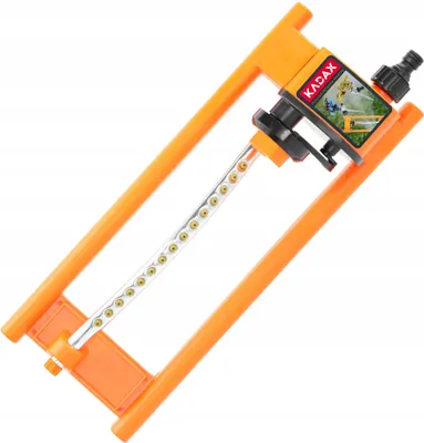 Produktbild von Rasensprenger - Oszillierender Gartenregner - Aluminiumrohr - Orange