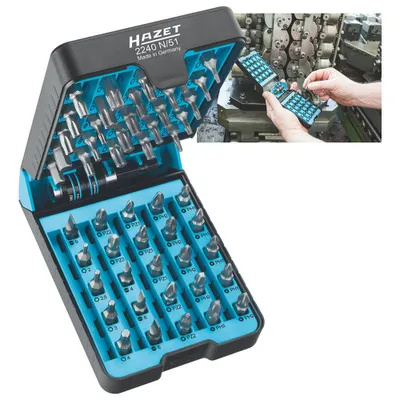 Produktbild von HAZET 2240N/51 Schraubenziehereinsatz 51 Stück(e) (2240N/51)