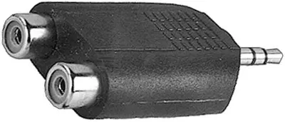Immagine prodotto di Adattatore jack stereo compatto. 3,5 mm 2 Cinchcup.
