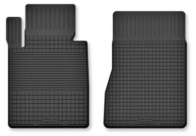 Produktbild von Gummi-Fußmatten Vorne für Mercedes S W222 2013-2020 (Limousine) – 2-tlg, Schwarz, Semi-Universal, angepasst – Wielganizator Semi-Universal