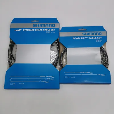 Produktbild von Shimano Schaltzüge & Bremszüge ink. Außenhüllen Komplett Schaltzug Bremszug Set für ein Fahrrad