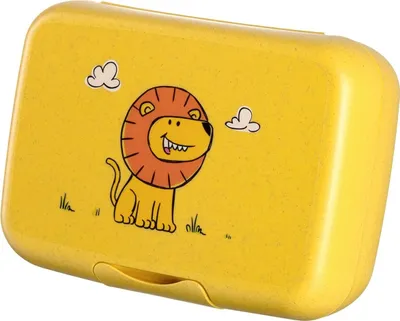 Produktbild von LEONARDO BAMBINI, Lunchpaket, Kind, Gelb, Kunststoff, Abbildung, Quadratisch