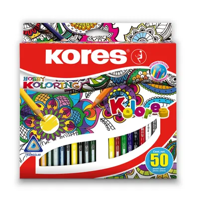 Obrázok produktu pre Kores Kolores, Viacfarebný, 50 kusov