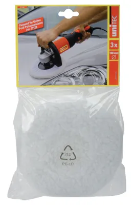 Produktbild von uniTEC Zubehörset für Poliermaschinen 180 mm 3-teilig