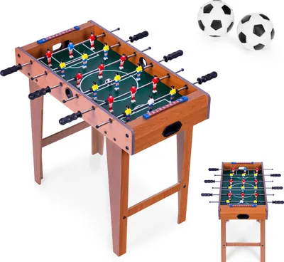 Obrázok produktu pre Stolný futbal 69x35,5 cm drevený stolný futbal ECOTOYS