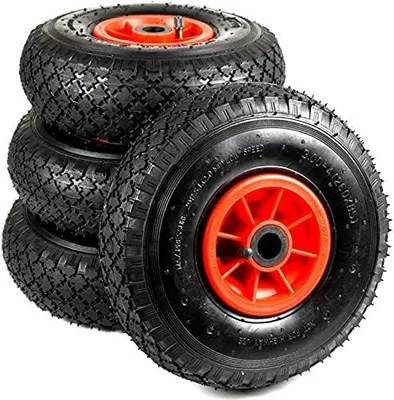 Produktbild von Sackkarrenrad 3.00-4 260x85 Bollerwagenrad Ersatzrad 1x, 2x, oder 4x Luftbereift (2)