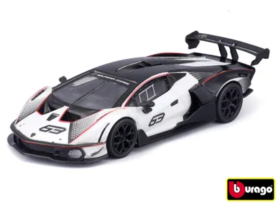 Imagen del producto de Bburago 1:24 Race Lamborghini Essenza Scv12 Blanco