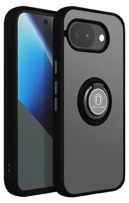 Immagine prodotto di Custodia con anello per Google Pixel 10a, protezione rinforzata con supporto magnetico, colore nero