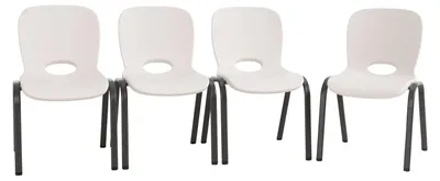 Produktbild von Lifetime 80383 Kinder Stapelstühle 4er-Set für Kinderzimmer und Garten