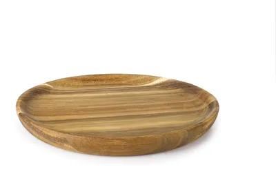 Productafbeelding van Houten serveerschotel van acaciahout met olieafwerking, 26 cm
