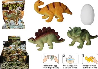Produktbild von OOTB Schlüpfender Dinosaurier im sprudelnden Ei