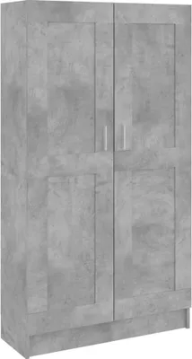 Obrázok produktu pre vidaXL Regál na knihy betón sivý 82,5x30,5x150 cm odvodený výrobok z dreva