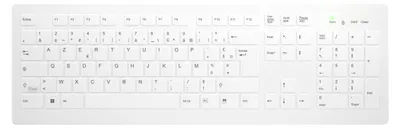 Zdjęcie produktu dla Contour Design Active Key AK-C8112, Pełnowymiarowy (100%), Bezprzewodowy, RF Wireless, Przełącznik nożycowy, AZERTY, Biały