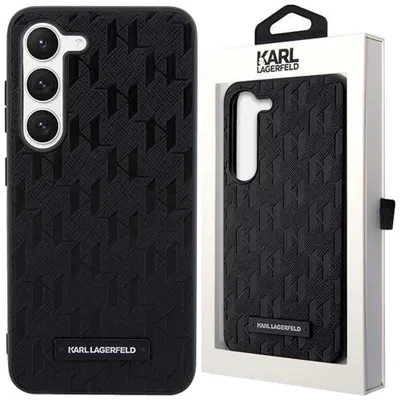 Produktbild von Karl Lagerfeld KLHCS24MSAKLHPK S24+ S926 hardcase schwarz Saffiano Mono Metal Logo Schutzhülle