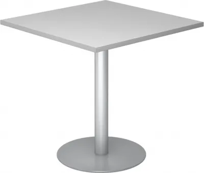 Produktbild von BISTRO F88Q S - System Konferenztisch Grau 80 x 80 Silber