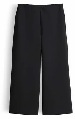 Produktbild von someday. Damen Culotte Curilo ease mit weitem Beinschnitt, elegant, Schwarz