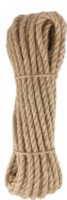 Produktbild von Abriebfestes, umweltfreundliches Juteseil Natur 8mm Durchmesser 10m Länge