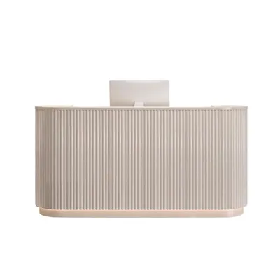 Produktbild von Geschäft Salon Empfangstisch Theke Tresen Kasse Laden Beige 80*60cm【M Tiaowen 80】