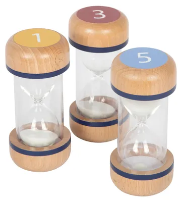 Image de Small Foot - Sablier en bois - 3 pièces