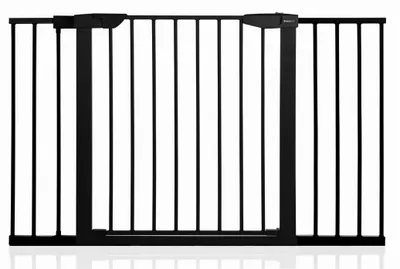 Produktbild von Tür- und Treppenschutzgitter Maxigate schwarz, ausziehbar, inkl. Erweiterungen, 75-131 cm
