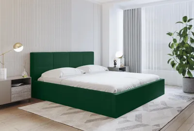 Image de AX LIVING Lit rembourré 180 x 200 Lit Monor Design Fonctionnalité KR19