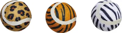 Produktbild von Beeztees Katzenspielzeug Dschungel Tennisbälle