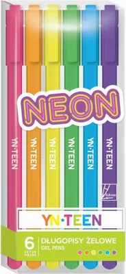 Produktbild von Interdruk Gelstifte Neon Yn Teen 6 Neonfarben