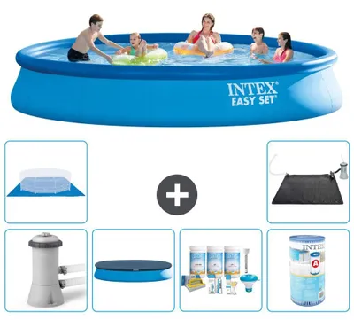 Immagine prodotto di Piscina Easy Set, modello Rund - 457x84 cm - set da 7 pezzi, codice prodotto S31206