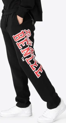 Produktbild von Herren Jogginghose normale Passform MOSS Black/Red/White XL BENLEE