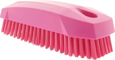 Zdjęcie produktu dla Szczotka do rąk / paznokci S, 130 mm, twarda, różne kolory do wyboru Różowy
