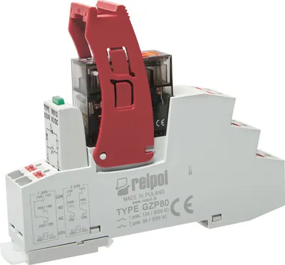 Zdjęcie produktu dla Przekaźnik interfejsu PUSH-IN 2 CO 24V 8A 250 V AC 864846 Przekaźnik Relpol