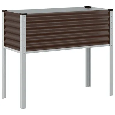 Produktbild von Garten-Pflanzgefäß Braun 100 x 45 x 90 cm Stahl