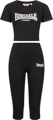 Produktbild von Lonsdale London Trainingsanzug Damen IXWORTH schwarz XL
