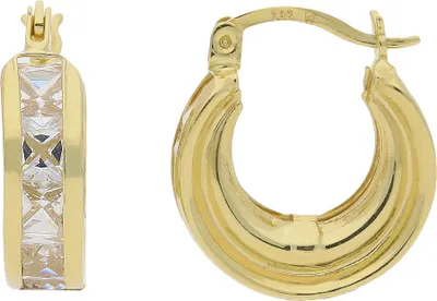 Produktbild von JuwelmaLux Creolen 585 Gold mit Zirkonia JL30-06-1721